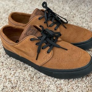Nike Janoski British Tan Size:9 Brown Suede